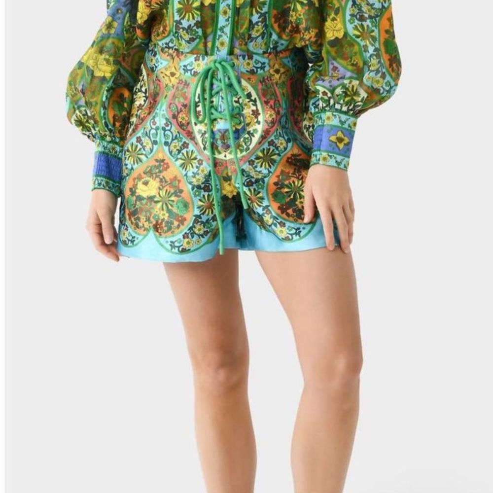 ALEMAIS sofie floral shorts